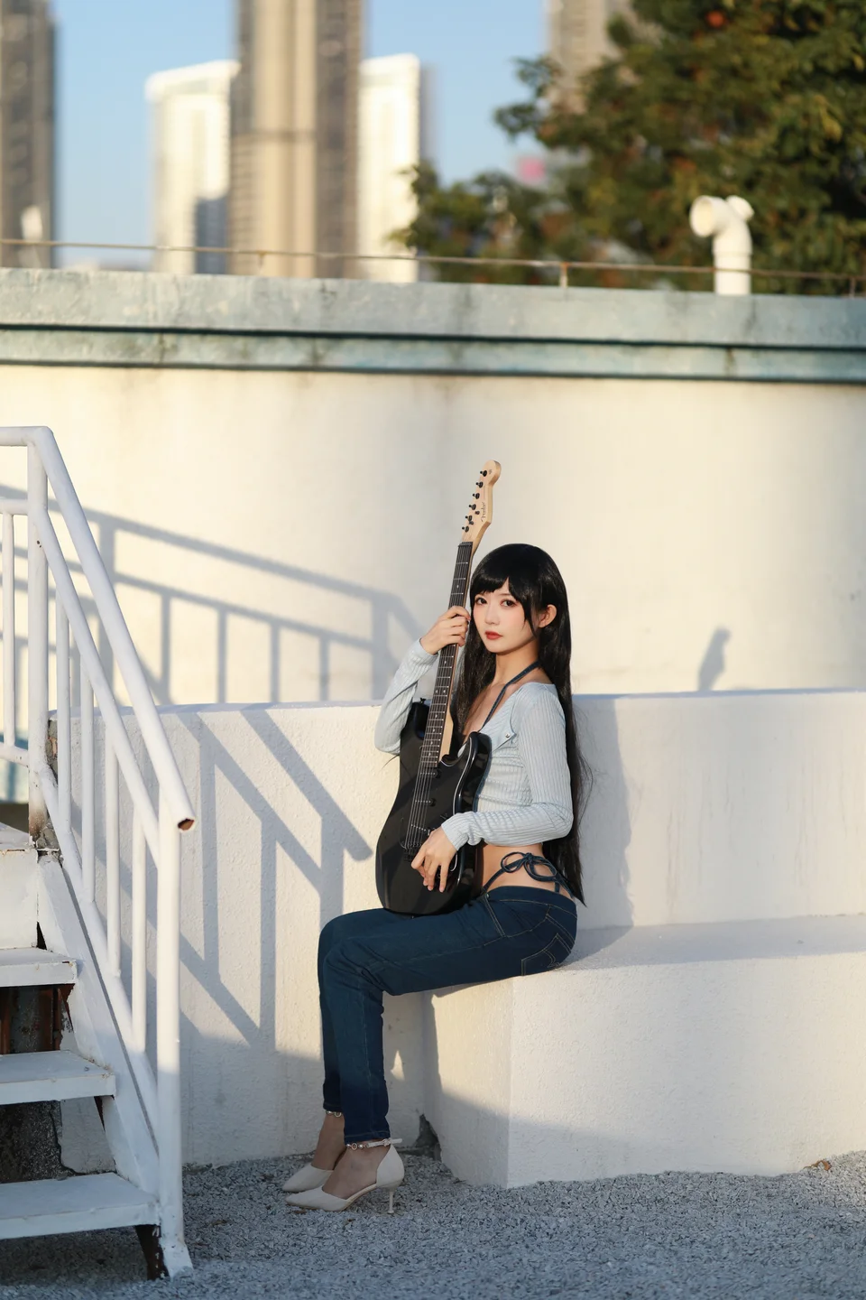 51酱 - No.015 吉他牛仔裤 [26P-366MB] tg@simisebaisi 【丝足阁】001.webp